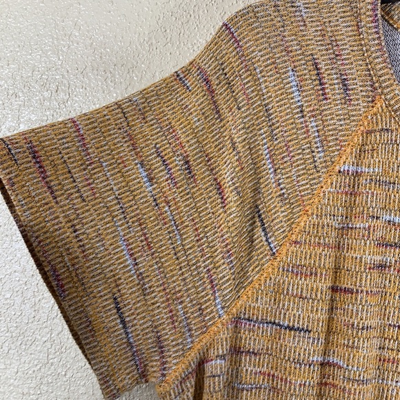 Sonoma Knit Top Blouse Yellow Red L . - Picture 5 of 12